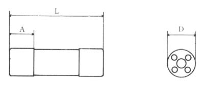筒型ヒューズ　非再用型 CT