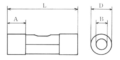 筒型ヒューズ　再用型（アクメヒューズ）