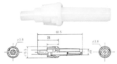 中継用ヒューズホルダ FH-101