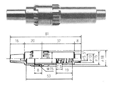 中継用ヒューズホルダ FH-110