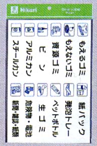 もえないゴミ　もえるゴミ　アルミ缶　新聞・雑誌・紙類