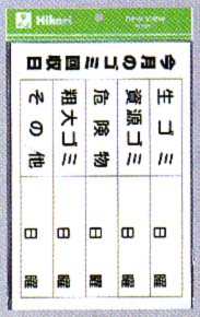 生ゴミ　資源ごみ　日　曜日