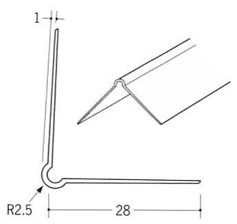 コーナーピート２８穴なし