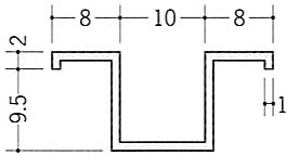 アルミハット９.５×１０