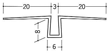 ハット目地３