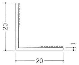 テープ付アングル２０出隅用