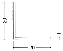 テープ付アングル２０入隅用