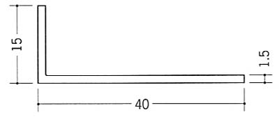 アングル１５×４０