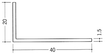 アングル２０×４０