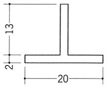 Ｔバー２０×１３