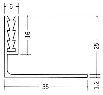 ビニールＣＦ-１（コ型ベース２５ｍｍ用）