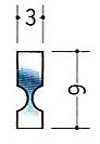 ステンレス目地棒３×９