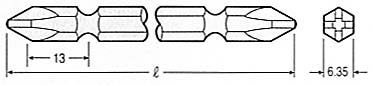 エア電動ドライバー用ビット（Aタイプ）