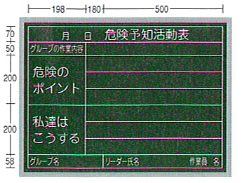 スチールグリーンKYボード