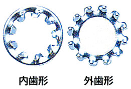 歯付き座金（内歯型・外歯型）