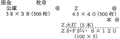 座金<公庫：ユニクロ・Z：クロメート>