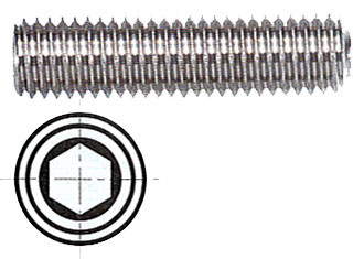 六角穴付き止めねじ（ホーローセット）