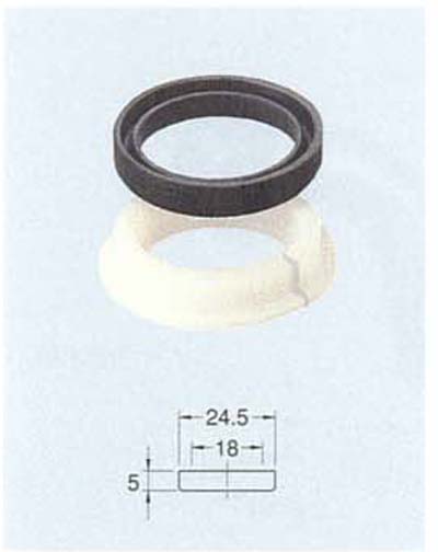 自在パイプ取付パッキン（外径19ミリパイプ用）